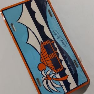 Advertisement on a license plate